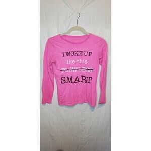 Girls Pink SMART Long Sleeve Tee Shirt Top Size XL 14 by The Childrens Place